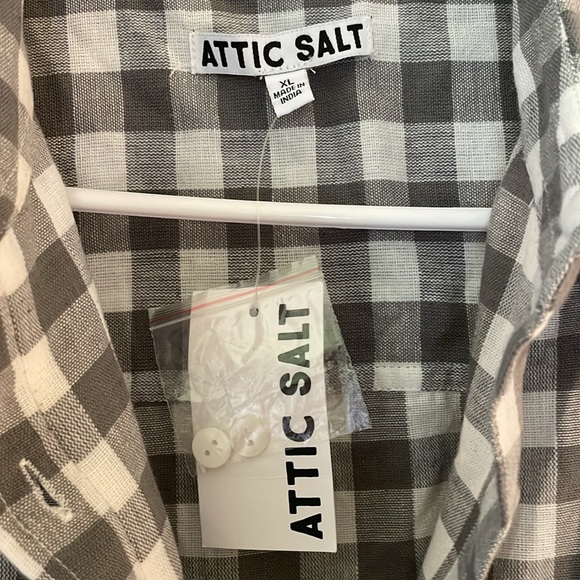 3/$15 NWT checkered shirt - Picture 3 of 5